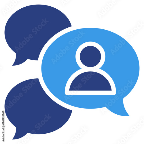 Group Chat  Icon Element For Design