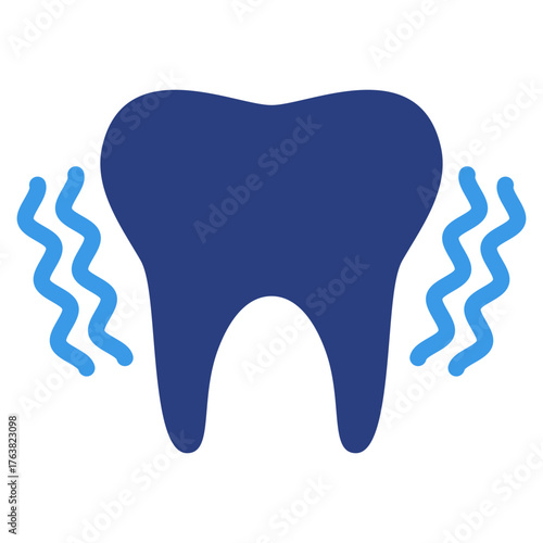 Sensitive Tooth  Icon Element For Design