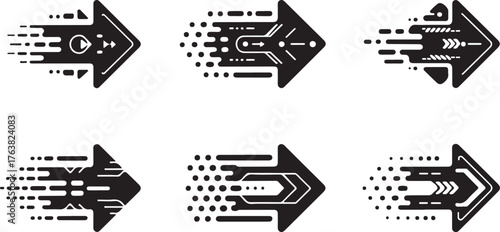 
Arrow icon set, arrow vector collection, simple arrows isolated on white background, vector illustration 