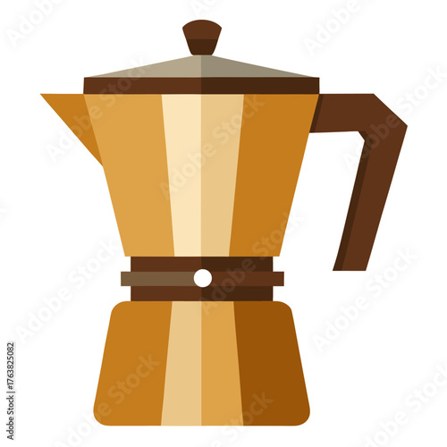 Vector of espresso on white background