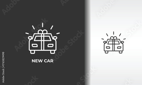 New Car Vector, Icon Or Logo Sign Isolated Symbol Illustration