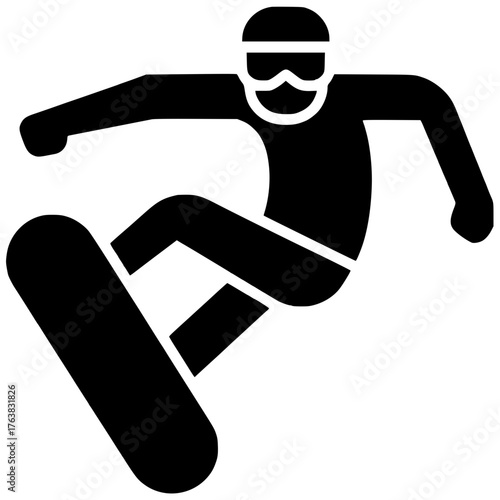 mountain illustration winter silhouette sport logo lifestyle icon activity outline snow snowboard action ski white vacation snowboarding snowboarder fun shape motion vector graphic background