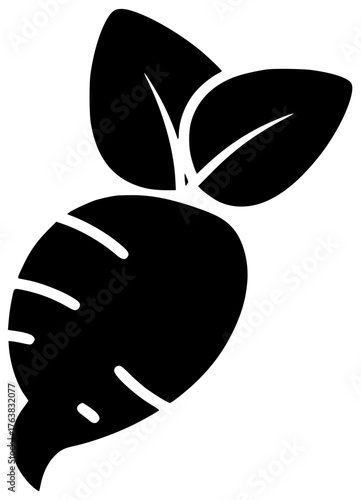 food illustration organic silhouette potato logo sweet icon vegetable outline fresh ingredient root orange healthy agriculture yam diet raw shape for vector graphic background