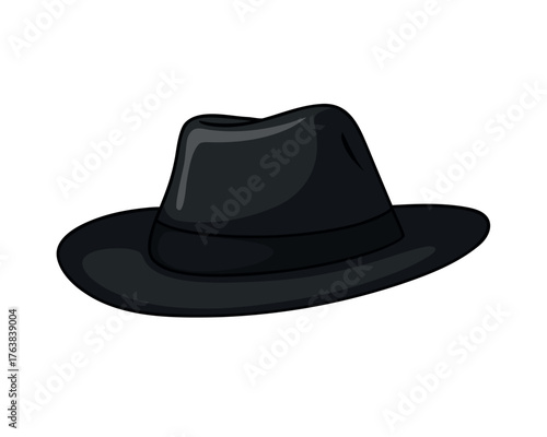 realistic vector illustration black head caps 