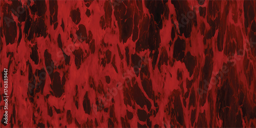 Vivid abstract background with flowing streaks and blotches of deep red and dark brown, resembling molten lava, blood, or organic fluid textures for dramatic effects