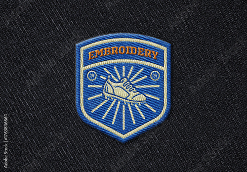 Embroidery Logo Mockup