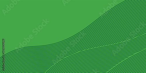 Green farm banner, vector illustrtaion