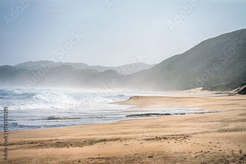 Beautiful atmosphere at Brenton beach next to Knysna, South Africa
