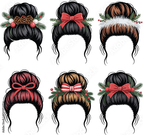 Christmas Lips Kiss Illustration of lovers vector, Christmas Vector Illustration, Merry Christmas Vector Art, Holiday Season Vector Design, Festive Christmas Vector Collection, Winter Christmas Vector