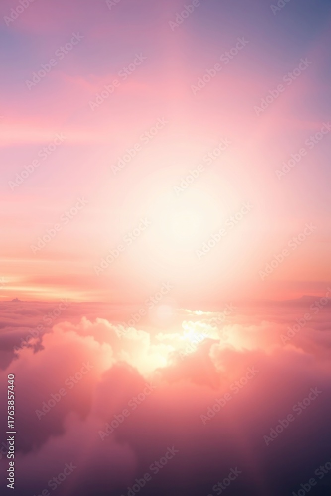 Fototapeta premium sunset sky with clouds