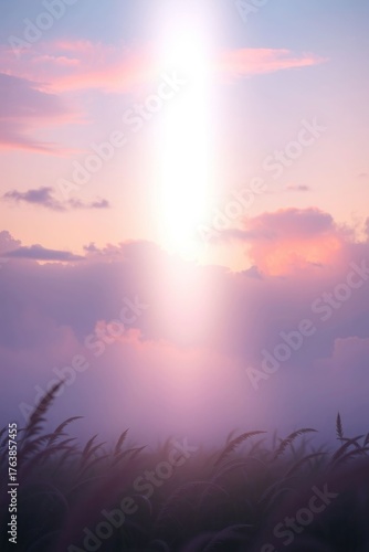 sunrise over the river