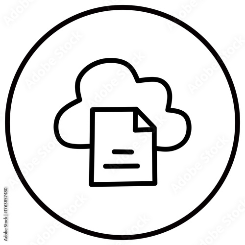 Analytics Icon Hand Drawn