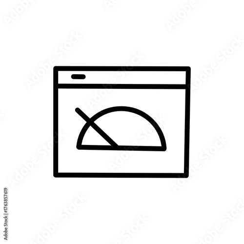 Analytics Icon Hand Drawn