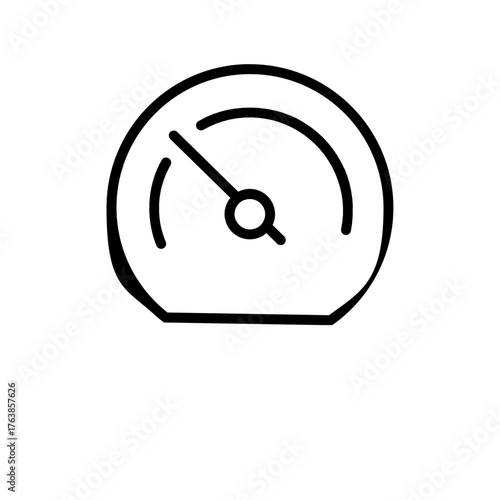 Analytics Icon Hand Drawn