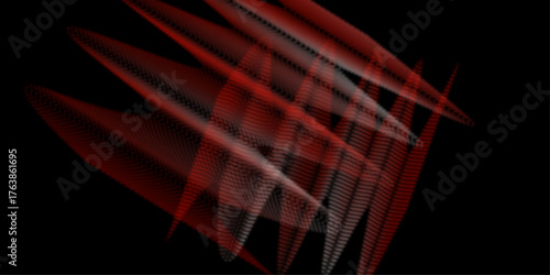 lines wave modern Technology abstract lines on white background. Undulate Grey Wave Swirl. Various geometric monochrome printing raster patterns made of simple dots. Vector illustration.