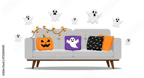 Halloween Couch Decor