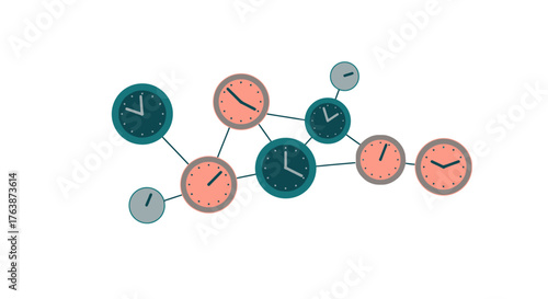 Visualizing AI Strategy: Minimalist Vector Art for Data-Driven Solutions and Future Planning