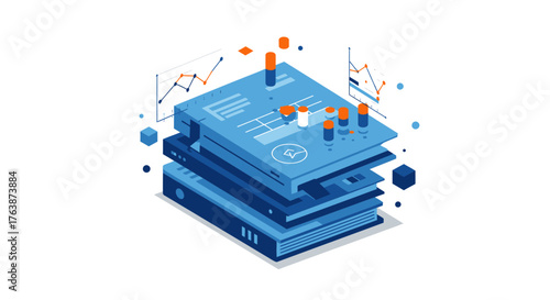 Minimalist Digital Strategy Concept: Clean Vector Graphic for Modern UX/UI Design and Technological Integration