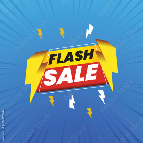 Flash Sales banner template design for social media and website. Super Sale promotional sticker template.
Flash sale mnemonic with discount. Flash sale 70% off. flash sale poster. 