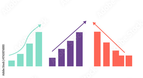 Streamlining Digital Transformation: Minimalist Flat Vector Concept for AI, Data Processing, and Future Technology Integration
