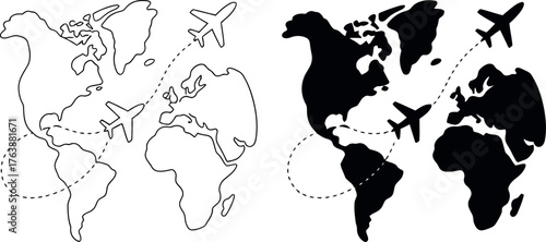 World Travel Destinations Global Connectivity and Air Transportation Seamless Journeys Across the Globe