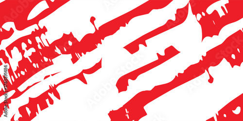 red and white brush wrap car sticker pattern abstract banner sporty lines red and white color combination grunge brush pattern.