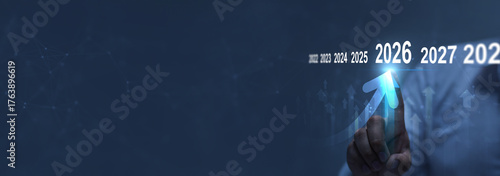 Konstfotografi 2026 business financial plan market concept, performance of profit growth on 202