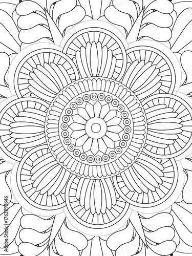 PrintFlowers Coloring Pages For Adules
