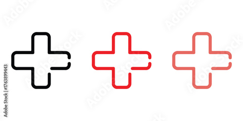 Medical Line Icon. Healthcare, Hospital, and Medicine Symbol Vector Illustration on White Background