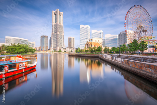Photography Yokohama, Japan cityscape at Minato-Mirai Waterfront 368