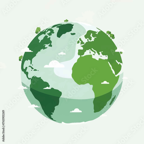 Global Warming Vector Icon Set For UI/UX Design 