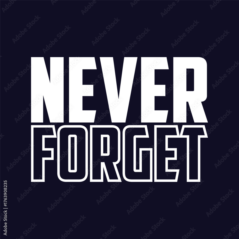 Fototapeta premium Retro never forget cassette tape vintage design t shirt