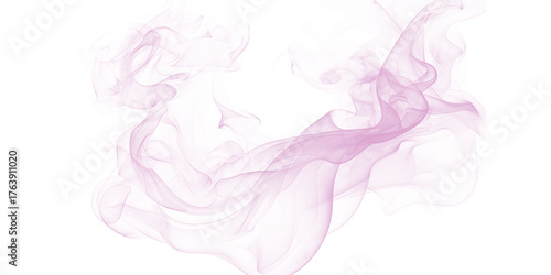 Ethereal pink smoke art swirling against a black backdrop abstract fantasy dreamlike illustration 3D