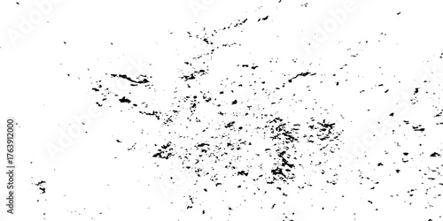 Grunge stamp textures on white background. Dust overlay distress grain textures. Vector style black ink  on white abstract transparent background.