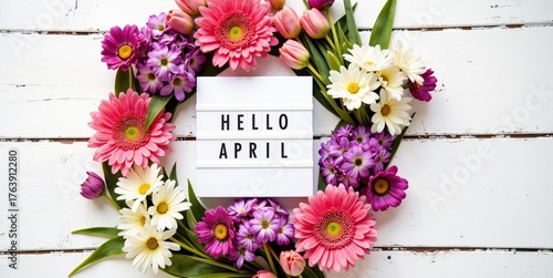 hello april flowers