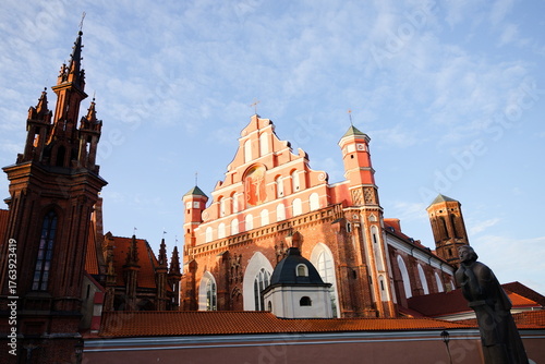 Widok kościoła w Wilnie