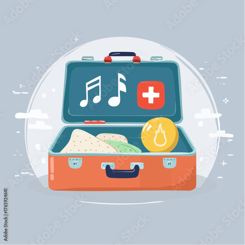 Conceptual Kit for Modern Life Essentials