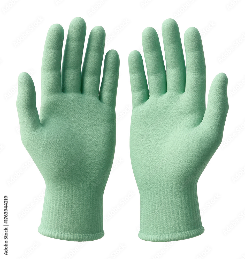 Obraz premium Breathable, lightweight gloves ideal for dusting in contemporary homes.