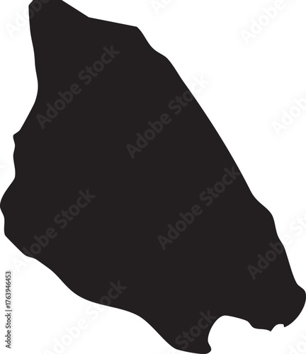 Mackinac Island Map and Silhouette Guide Michigan Great Lakes