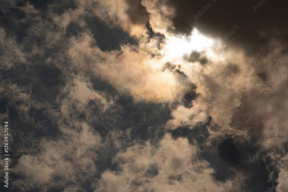 Obraz premium sunset sky with clouds