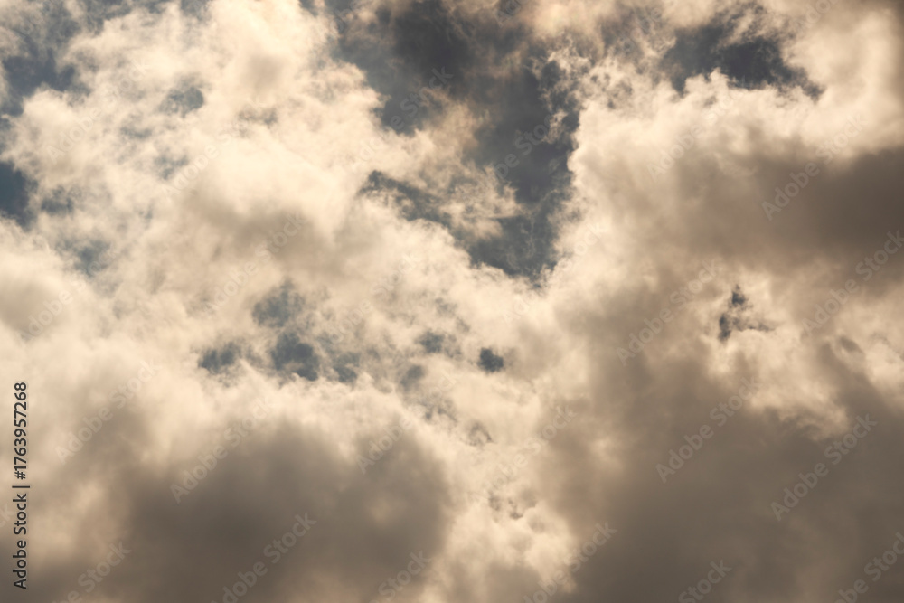 Obraz premium sunset sky with clouds