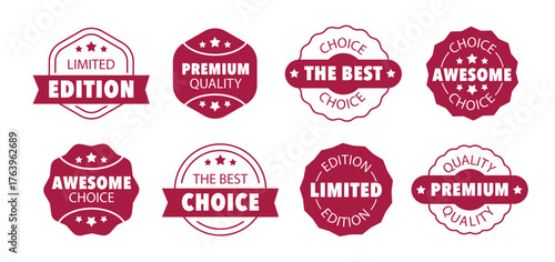 Collection of vintage premium quality and limited edition badges