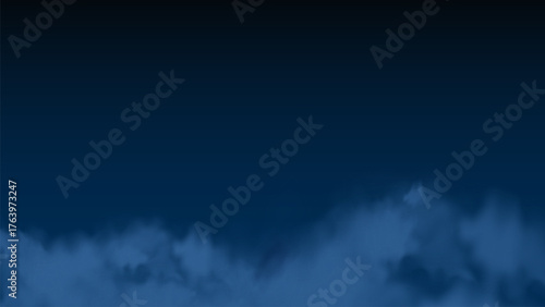 Navy winter dusk with dreamy celestial clouds