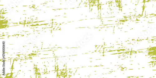 Distressed Olive Green and White Abstract Texture with Brush Strokes.