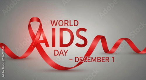 Show your support this World AIDS Day with this awareness ribbon, a symbol of hope and solidarity against HIV and AIDS, December 1st offers a time to reflect and educate