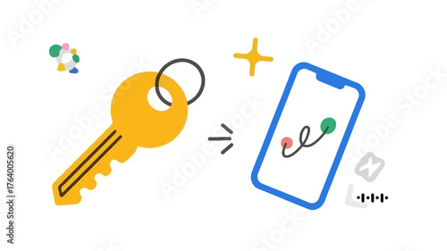 Digital key and smartphone integration for seamless access and smart home control