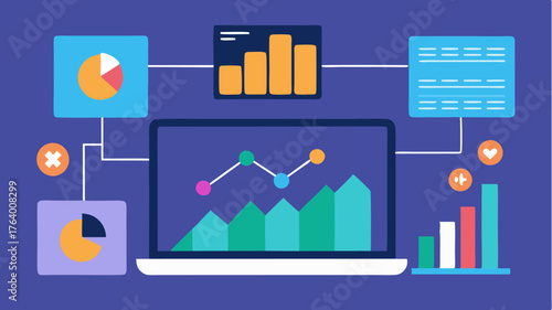A digital scoreboard tracks competitive trade performance metrics a various sectors throughout the summit.