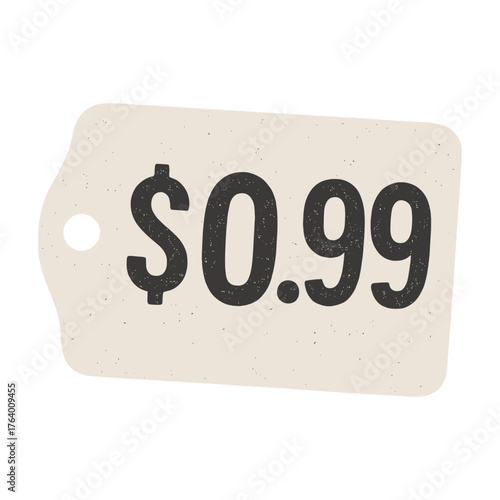 Affordable price tag illustration vector