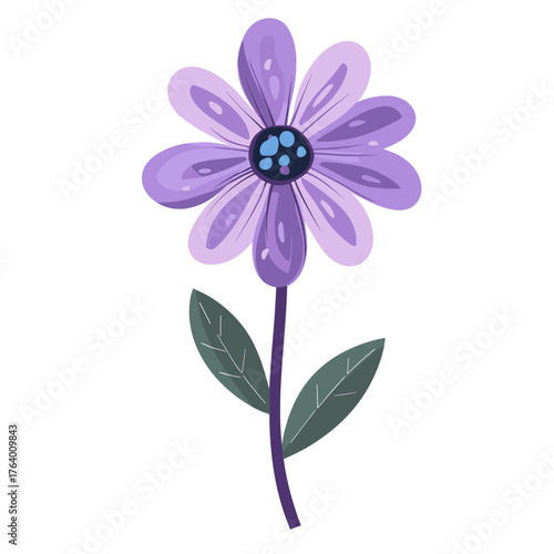 Lavender flower illustration design art vector