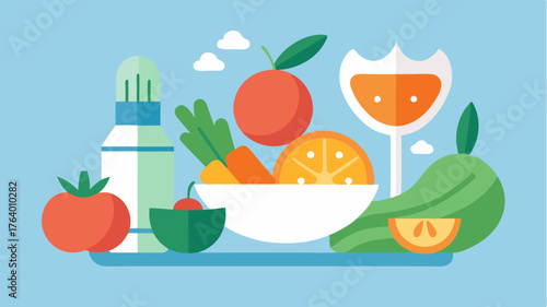 A healthy meal prepared with organic ingredients showcasing the direct link between sustainable farming and nutritious eating.